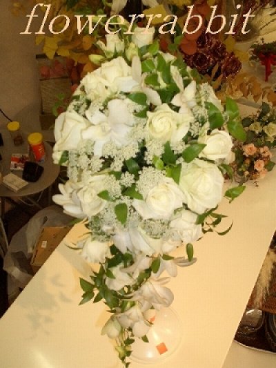 画像3: bridal・wedding・bouquet－キャスケードブーケ