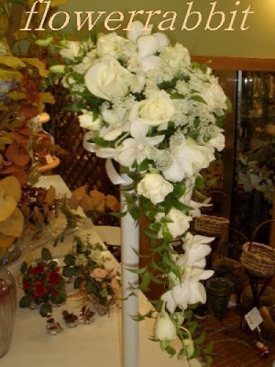 画像2: bridal・wedding・bouquet－キャスケードブーケ