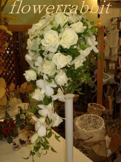画像1: bridal・wedding・bouquet－キャスケードブーケ